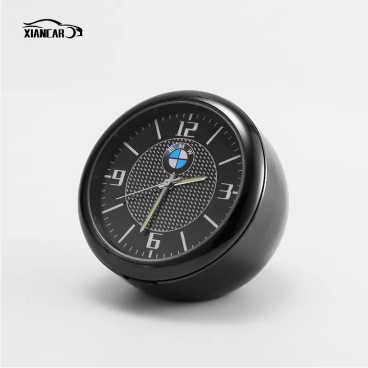 【Ready Stock】Car Dashboard Mini Clock Automotive Clock Car Clock Refit