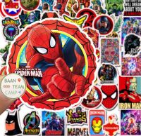 สติ๊กเกอร์ ฮีโร่ 75 สไปเดอร์แมน 50ชิ้น StickerMarvel sticker Marvel sticker ซุปเปอร์แมน ไอรอนแมน ธอร์ กัปตันอเมริกา ฮัค มาเวล ironman