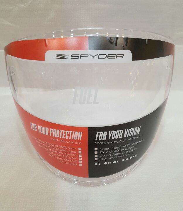 Spyder Fuel and Alpha Helmet Spare Visor Lazada PH