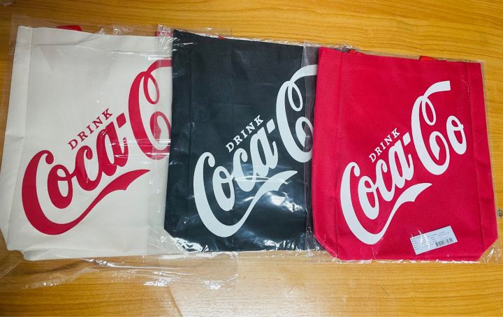 กระเป๋าโค้ก-กระเป๋า-แท้-ไทยน้ำทิพย์-coca-cola-ขนาด-2-5-x8-5-x11-5