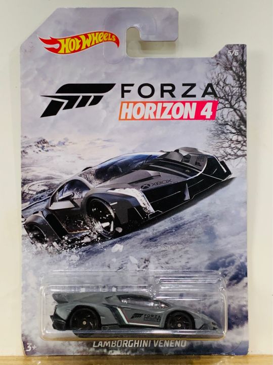Hobby Store xe mô hình Hot Wheels Forza Horizon 4 Lamborghini Veneno |  