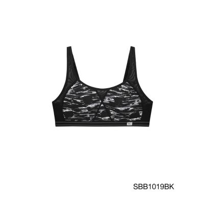 Sabina รหัส SBB1019 เสื้อชั้นใน Sport Bra รุ่น Sbn Sport สีดำ