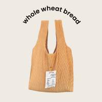 Wyllabrand กระเป๋าผ้าพลีท Whole wheat bread