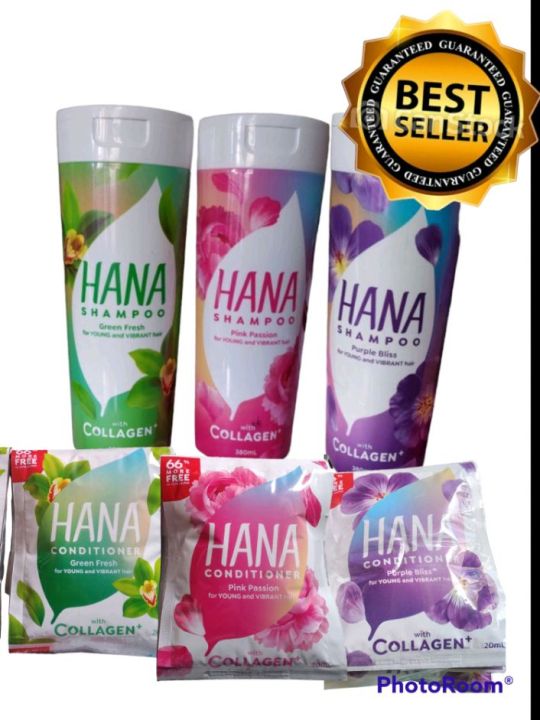 ️bundle New Hana Shampoo 200ml 12 Sachet Conditioner 20ml Lazada Ph