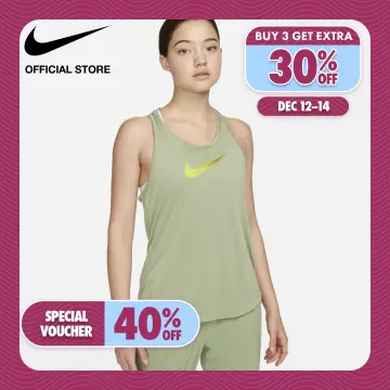 Nike | Women's Dri-FIT One Swoosh Tank Top - Oil Green