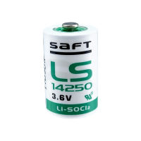 SAFT LS14250 แบตเตอรี่ลิเธียม 3.6V PLC ควบคุมอุตสาหกรรมแบตเตอรี่ลิเธียม