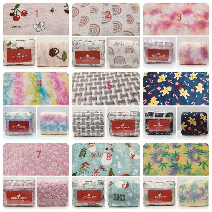 King Rabbit Thermal Blanket Lazada Indonesia