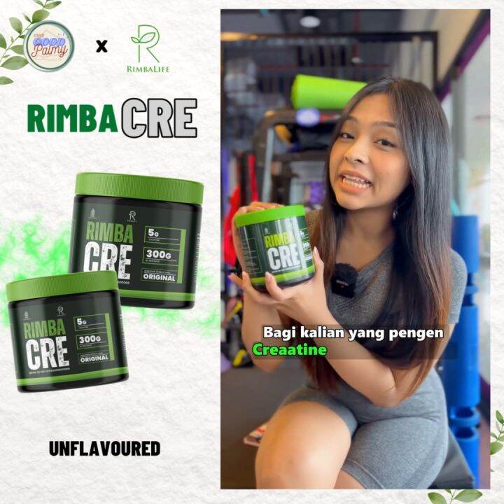 Rimbalife RIMBACRE Creatine Monohydrate 300 Gram 60 Serving BPOM HALAL ...