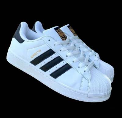 รองเท้าADlDAS SUPER STAR (size36-45) White Black รองเท้าผ้าใบผู้ชาย