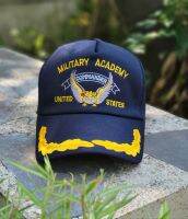 ส่งฟรี หมวก cap military academy  อินทรีย์ งานปักแน่นละเอียด ทรงสวย ใส่เย็น ระบายอากาศดีมาก พกง่ายไม่กลัวเสียทรง สวยตรงปก