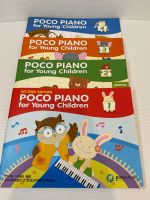 หนังสือเรียนเปียโนสำหรับเด็ก ชุด5เล่ม Poco piano Book1-2-3-4 +Music Theory