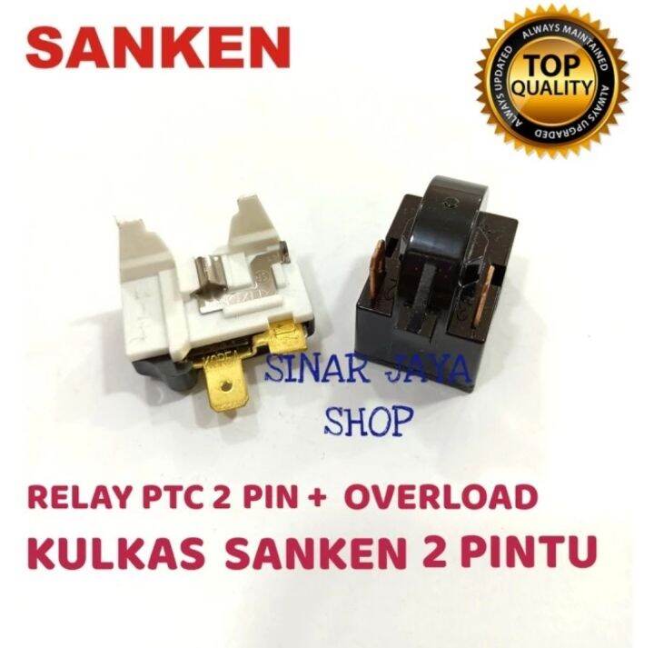 RELAY PTC + OVERLOAD KULKAS SANKEN 2 PINTU | Lazada Indonesia