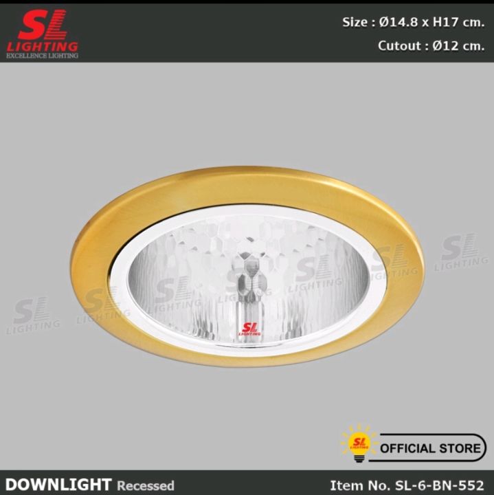 sl-lighting-sl-6-sw-518-โคมไฟดาวน์ไลท์แบบฝังฝ้าขนาด-3-5-4-5-นิ้ว-ขั้ว-e27-ขอบสีดำ-สีเงา-สีขาว-สีทอง-รุ่น-sl-6-sb-518-recessed-downlight-aluminium-glass-led-eye-protection
