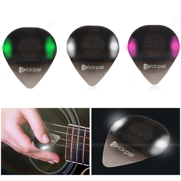 LED Guitar Pick Glowing Guitar Picks with LED Lights Guitar Picks