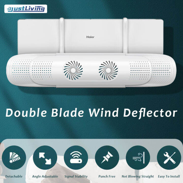 JustLiving Retractable Airconditioning Blade Free Installation Wind