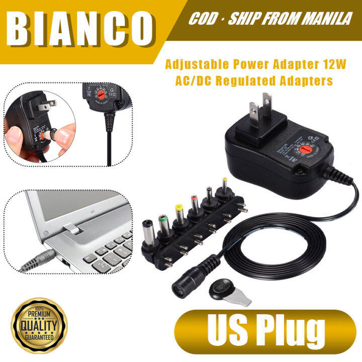 Universal AC/DC Adapter Multi-Voltage Regulated Switching Power Supply ...