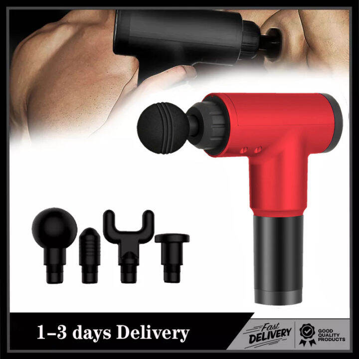 Professional Massage Gun Machine 30 Speed 6 Head Facial Gun Vibration