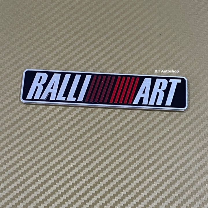 โลโก้-ralli-art-เพลท-งานอลูมิเนียม-ขนาด-2-7-x-12-cm-ราคาต่อชิ้น