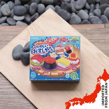 2pcs DIY Kracie Popin Cook candy dough Toys Hamburger happy kitchen  Japanese food candy snacks making kit ramen d11