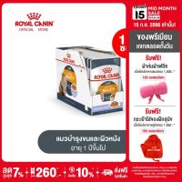 [ยกกล่อง 12 ซอง] Royal Canin Intense Beauty Pouch โรยัล คานิน อาหารเปียกแมวโต ดูแลผิวหนังและเส้นขน อายุ 12 เดือนขึ้นไป (กดเลือกเนื้อสัมผัสได้, Wet Cat Food)