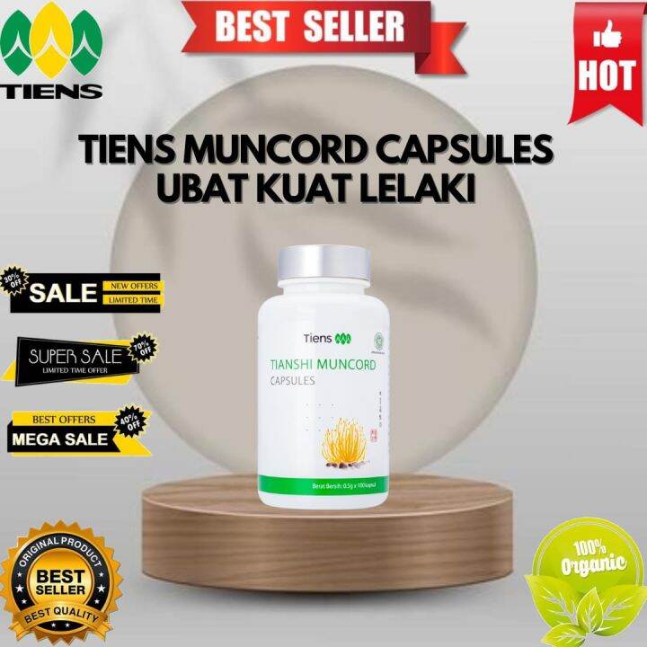 TIENS MUNCORD CAPSULES UBAT KUAT LELAKI | Lazada