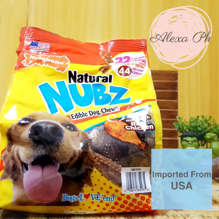 how many calories are in nubz dog treats