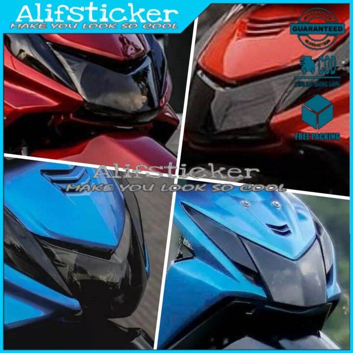 stiker skotlet headlamp hitam transparan gelap 80 sticker lampu motor