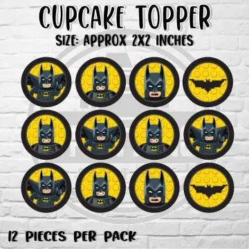Shop Cupcakes Topper Batman online | Lazada.com.ph