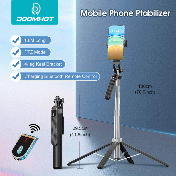 extendable selfie stick tripod