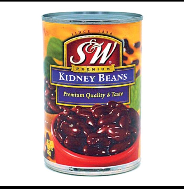 S & W (kidney beans) ถั่วแดง 432 g สินค้านำเข้า