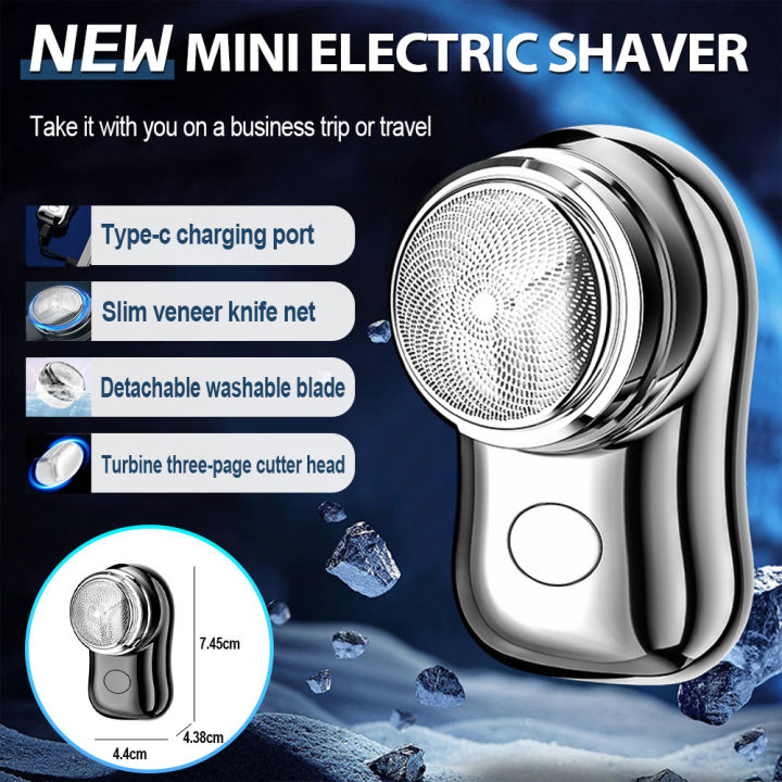 Mini Electric Shaver For Men Shavers Razor Rechargeable Portable