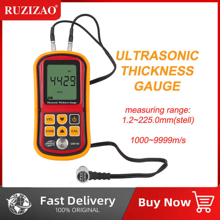 Ultrasonic thickness gauge 1.2225mm(Steel) Digital LCD Ultrasonic
