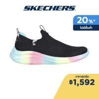 Skechers สเก็ตเชอร์ส รองเท้าเด็กผู้หญิง Girl Ultra Flex 3.0 Shoes - 302249L-BKMT - Air-Cooled Memory Foam Air-Cooled Memory Foam Air-Cooled MF, Bio-Dri, Machine Washable, Skech-Knit, Stretch Fit