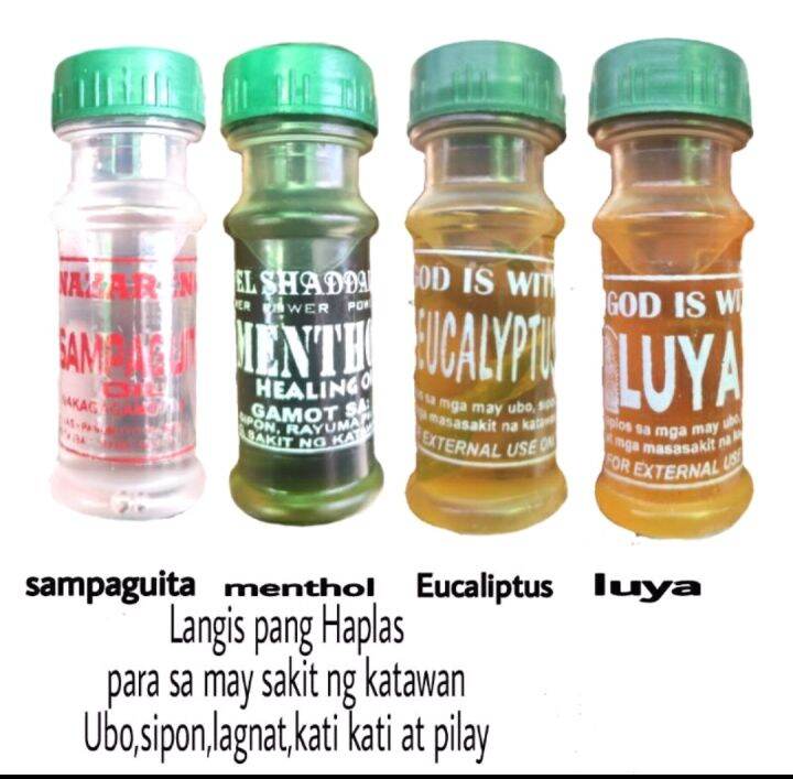Benditadong langis panghaplas sa mga sakit o lamig sa katawan Lazada PH