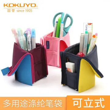 Generic ANGOO Pen Bag Pencil Case Two Layer Foldable Stand Phone