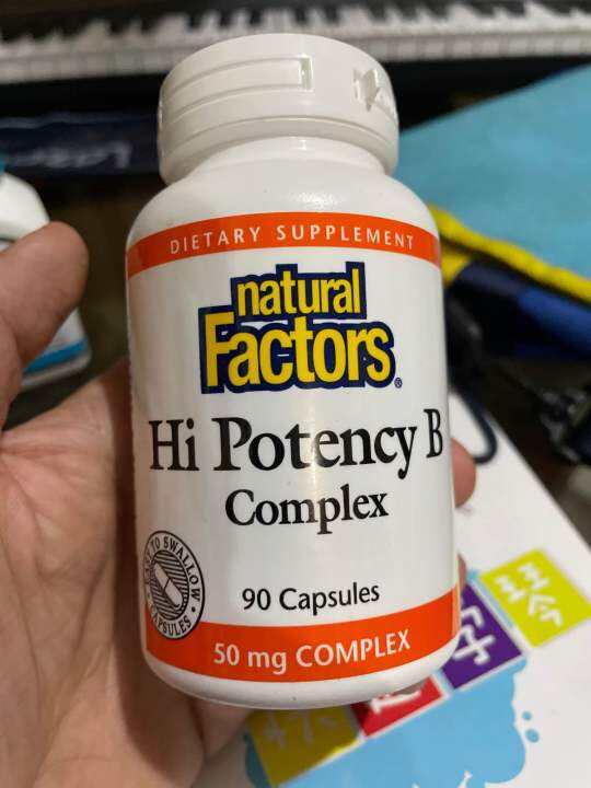 Natural Factors Hi Potency B Complex US Bought) | Lazada PH