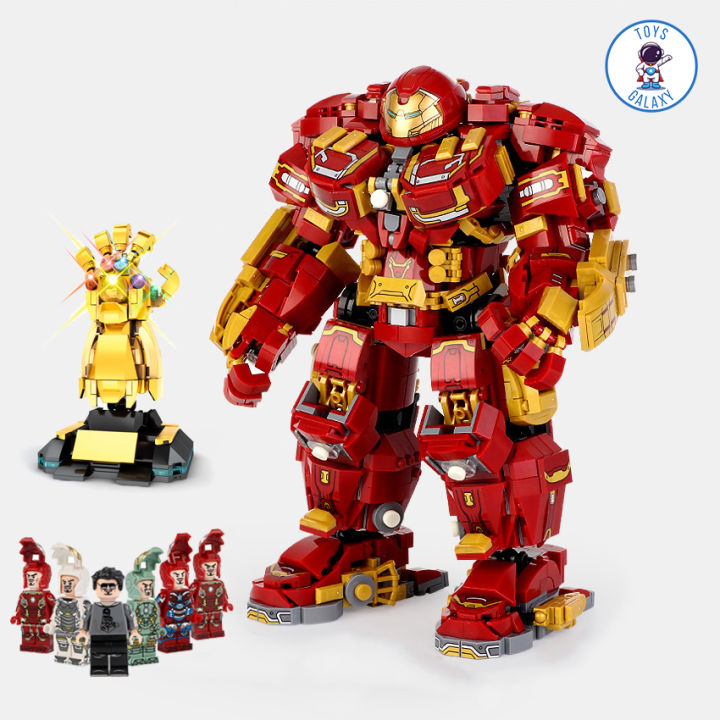 Đồ Chơi Lắp Ráp Kiểu Lego Hulkbuster Iron Man Mk44 Steel Mecha Mô Hình  Robot Người Sắt Biến Hình Ly76079 | Lazada.Vn