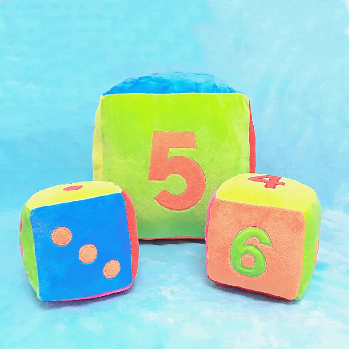 Creative Digital Sponge Dice Cloth Dice Pillow Large Swing Kindergarten
