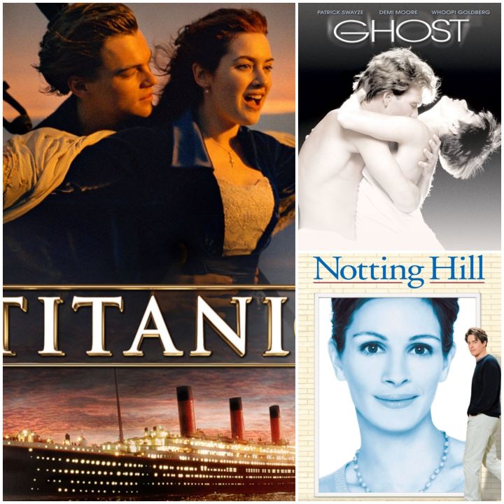 DVD หนังโรแมนติก Titanic/Ghost/Notting Hill มัดรวม 3 เรื่องคุณภาพ #หนังฝรั่ง #แพ็คสุดคุ้ม