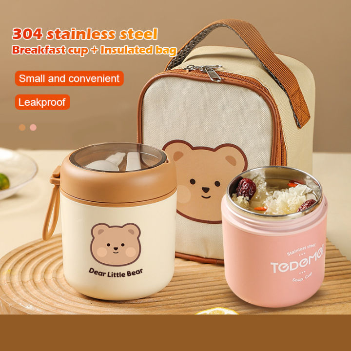 450ml Food Thermal Jar Insulated Soup Thermos Containers Stainless