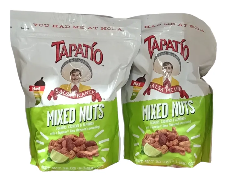 ( ILINE ) Tapatio Salsa Picante Mixed Nuts with Lime Flavored Seasoning 907gms Lazada PH