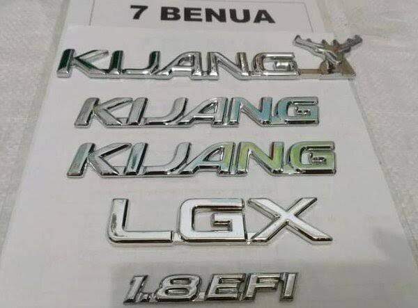 Emblem Tulisan Kijang Kijang Lgx Efi Set Pcs Lazada Indonesia