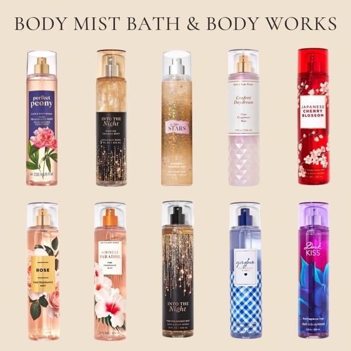 Xịt Thơm Toàn Thân Body Mist Bath And Body Works Nội Địa Trung 236ml Lazadavn 0553