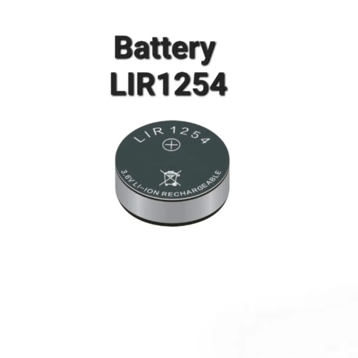 lir1254-3-6v-55mah-rechargeable-battery-แบตเตอรี่-1ก้อน-ไม่มีสาย-มีประกัน1เดือน-จัดส่งเร็ว