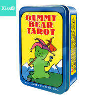 [สินค้าในสต็อก] นำเข้าของแท้ลูกอมหมีน้อยไพ่ทาโรต์ Gummy Bear TAROT กล่องเหล็กยี่ห้อ Karo