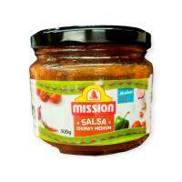 Mission Salsa Chunky Medium  300g ซอสมะเขือเทศสำหรับจิ้มอาหาร สูตรเผ็ดกลาง 300กรัม