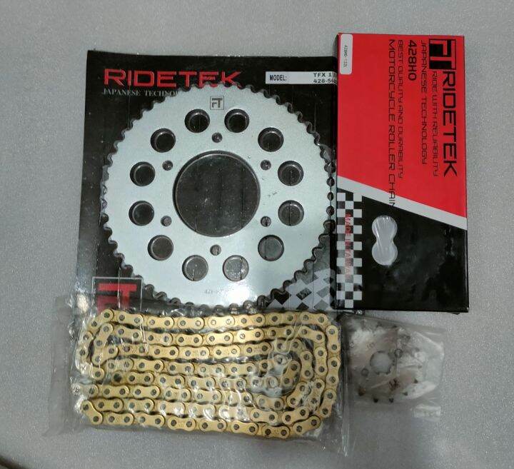 Yamaha R15 V2 Ridetek sprocket and chain set Lazada PH