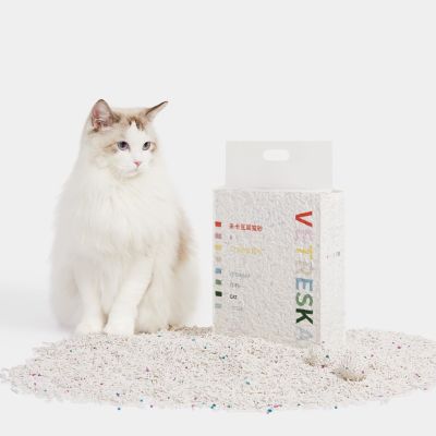 Vetreska Deodorant Tofu ทรายแมวเต้าหู้ สูตรกำจัดกลิ่นพิเศษ 6L / 2.5kg