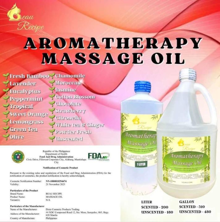 Massage Oil Gallon Part 1 Fda Approved Lazada Ph