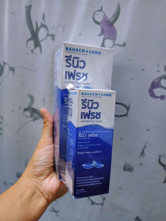 น้ำยาคอนเทค-re-nu-355ml-แถมขวดเล็ก60ml-ขวดเล็กแยกขายขวดละ-50บาท